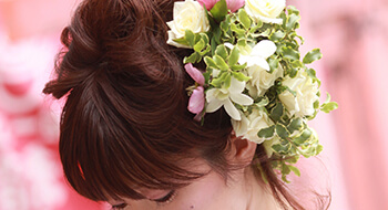 ブライダル実習_ウエディングヘア03